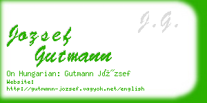 jozsef gutmann business card